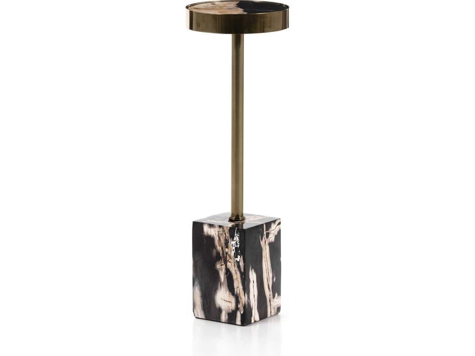 Bevin End Table Palu Petrified Wood
