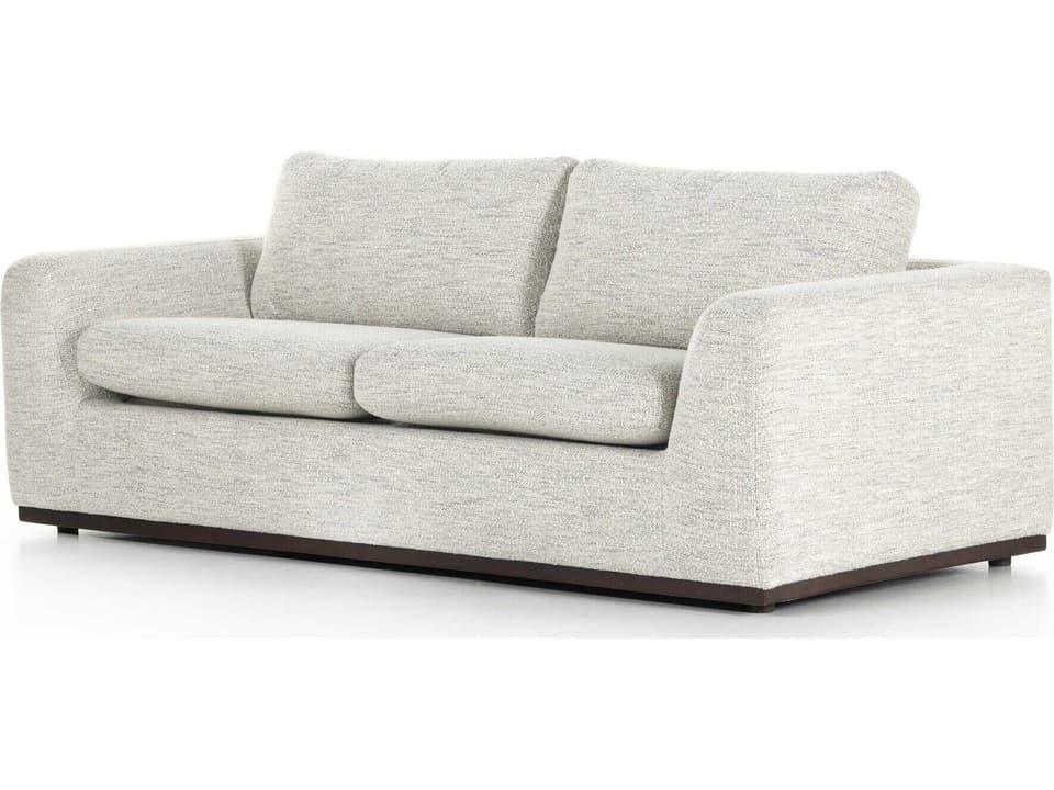 Centrale Colt 3-Seat Performance Fabric Queen Sleeper Sofa in Merino Cotton Gray