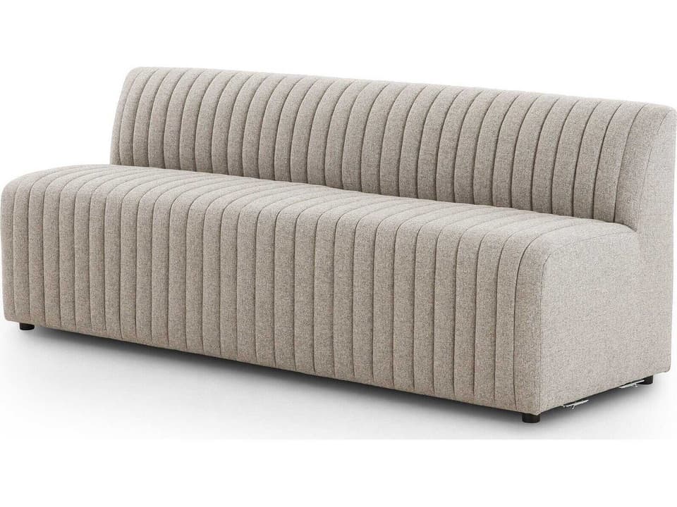 Augustine Dining Banquette in Orly Natural Upholstered Fabric