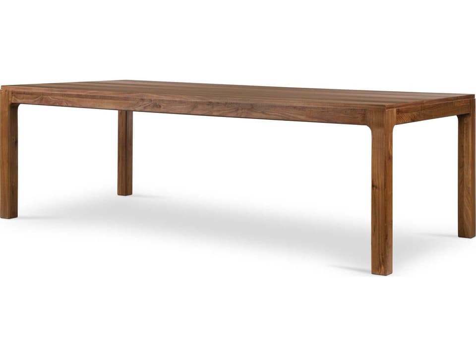 Bontempi Fiandre Edge Solid Walnut / Anthracite 98'' Wide