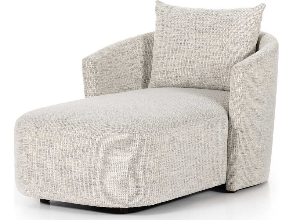 Farrah Chaise Lounge Modern Sculpted Lounger