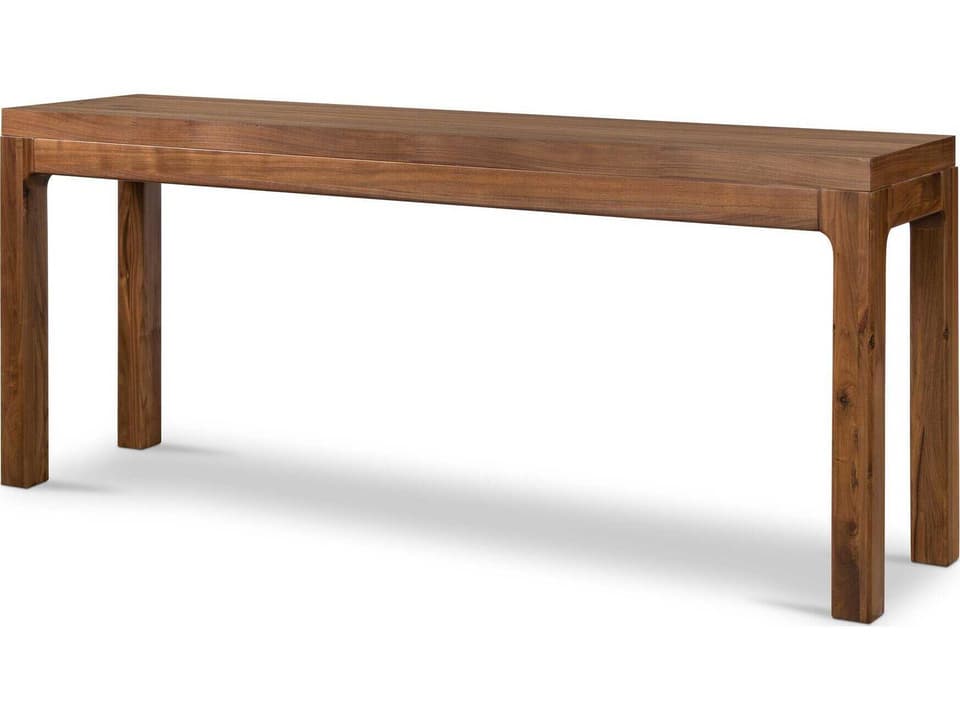 Globetrotter Arturo Rectangular Wood Natural Walnut Veneer Console Table