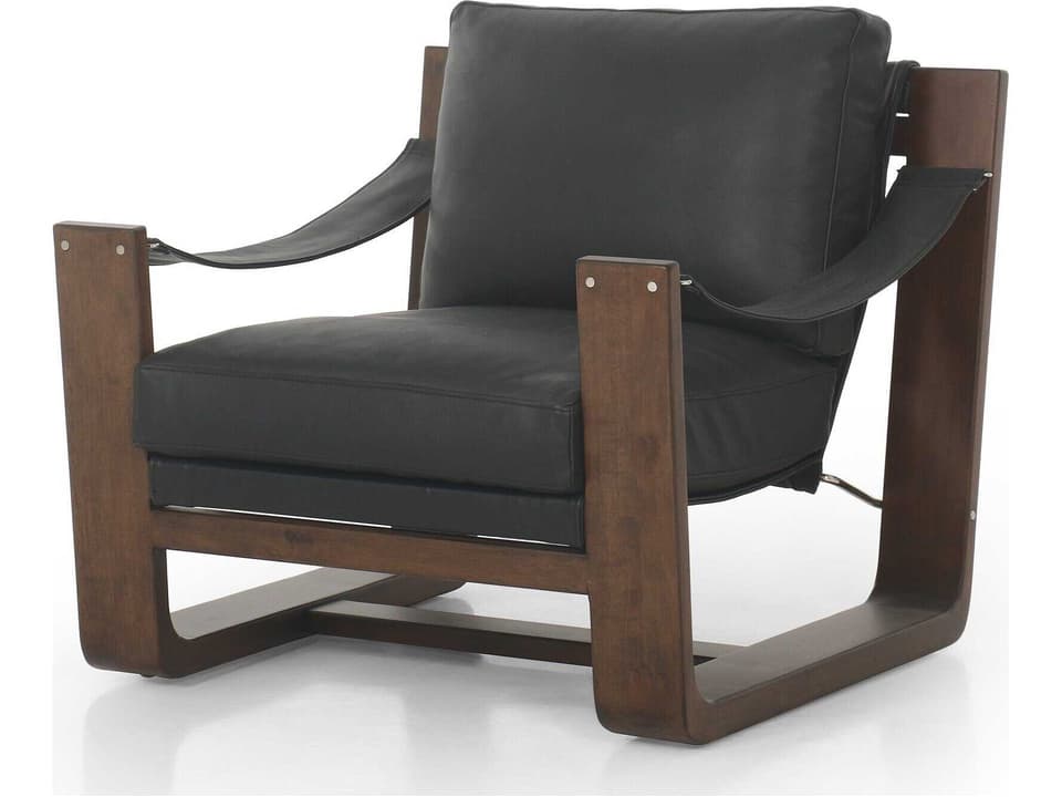 Kensington Cesar Carson Black Accent Chair