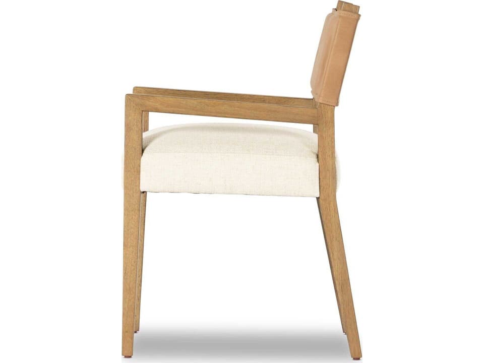Globetrotter Ferris Thames Cream Upholstered Dining Armchair