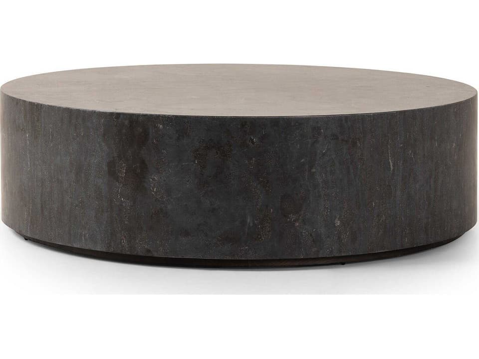Hughes Round Bluestone Coffee Table