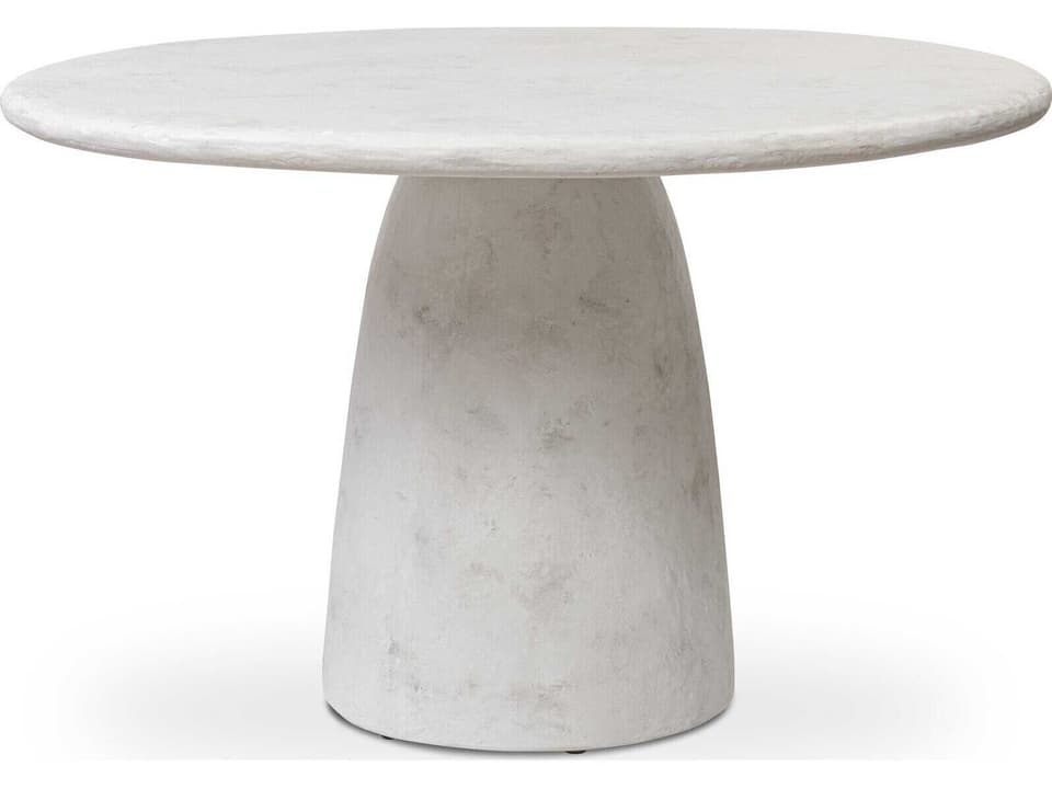 Chandler Janice Textured Lunar Concrete Dining Table