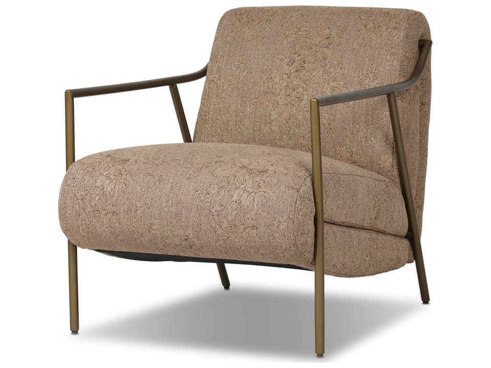 Allston Cassidy Upholstered Accent Chair in Tan Performance Fabric