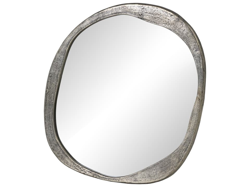 Marlow Raw Antique Nickel Wall Mirror