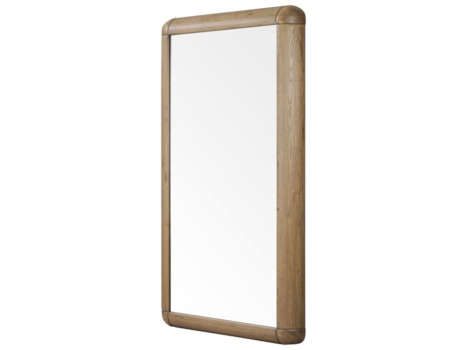 Filmore Washed Natural Floor Mirror Rectangular