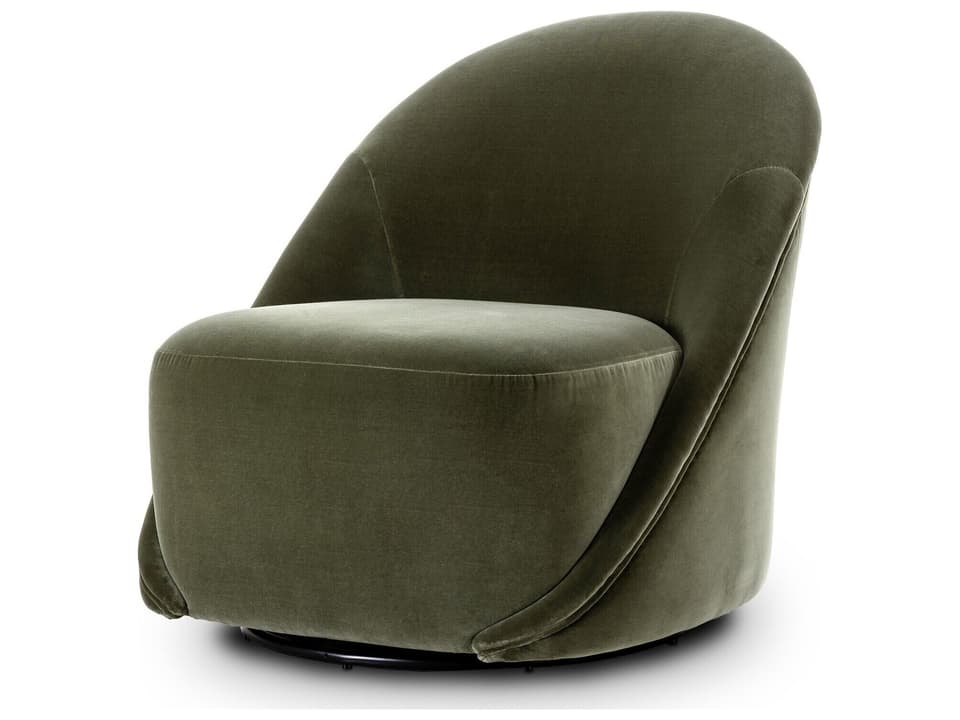 Grayson Swivel Green Accent Chair