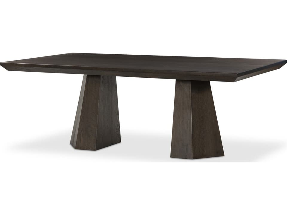 Bontempi Fiandre Edge Solid Walnut / Anthracite 98'' Wide