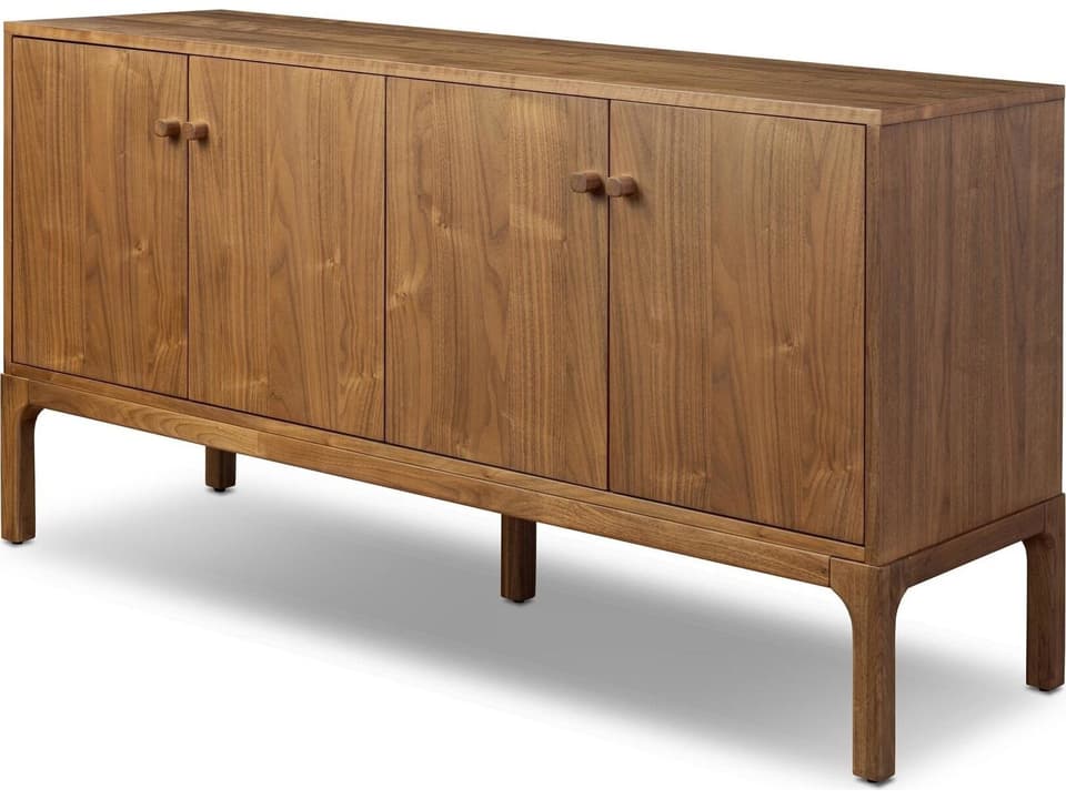 Four Hands Wallis Arturo 85 Walnut Wood Natural Veneer Sideboard