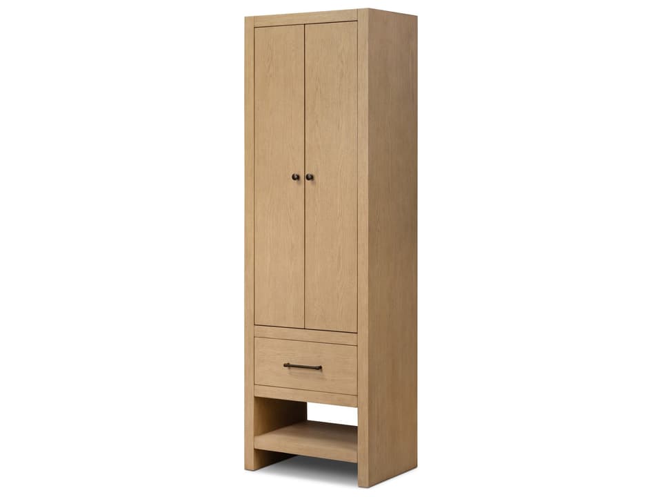 Anthem Bath Storage Satin Light Wash Oak