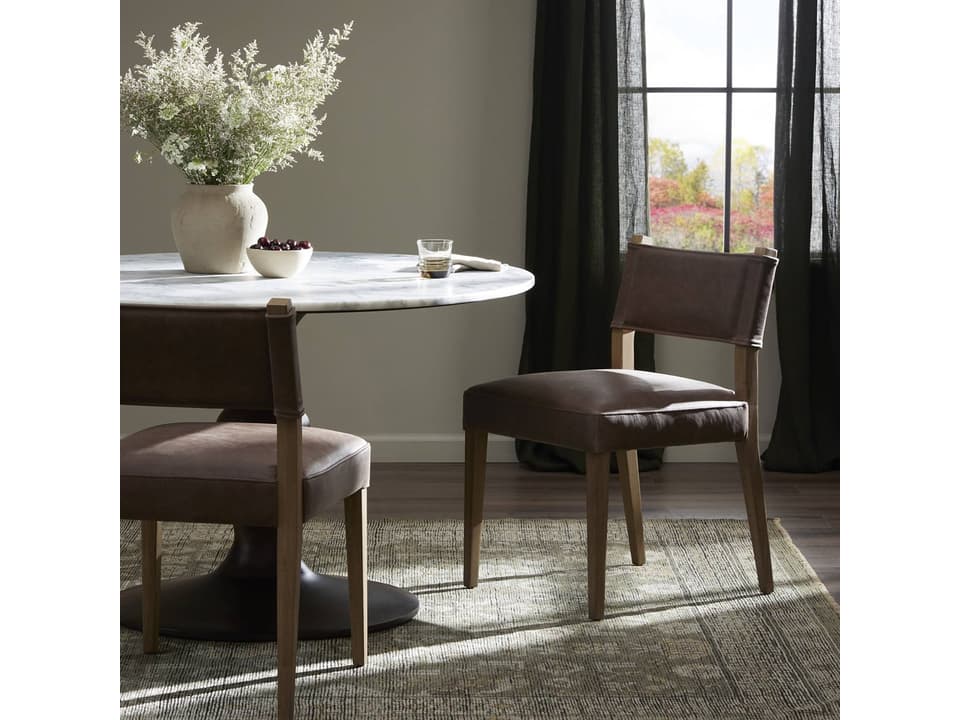 Berman Oak Wood Dining Room Set