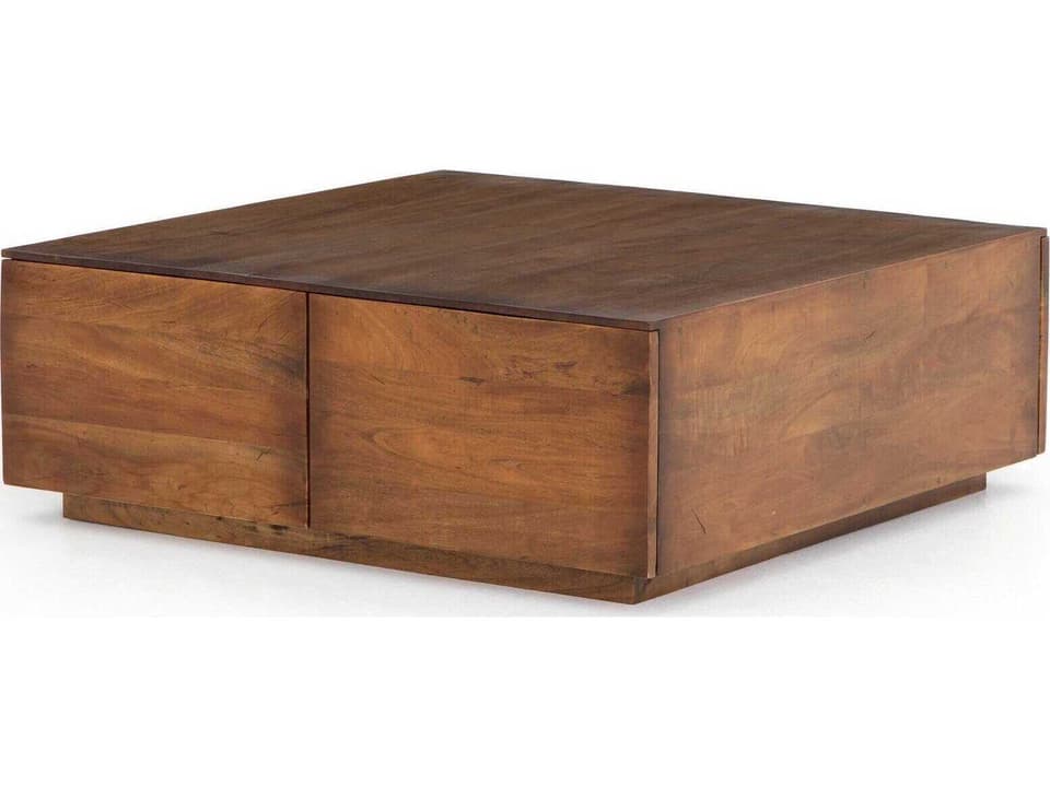 Duncan Storage Coffee Table in Reclaimed Fruitwood