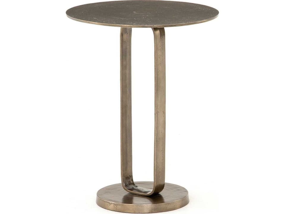Douglas End Table Marlow Aged Bronze