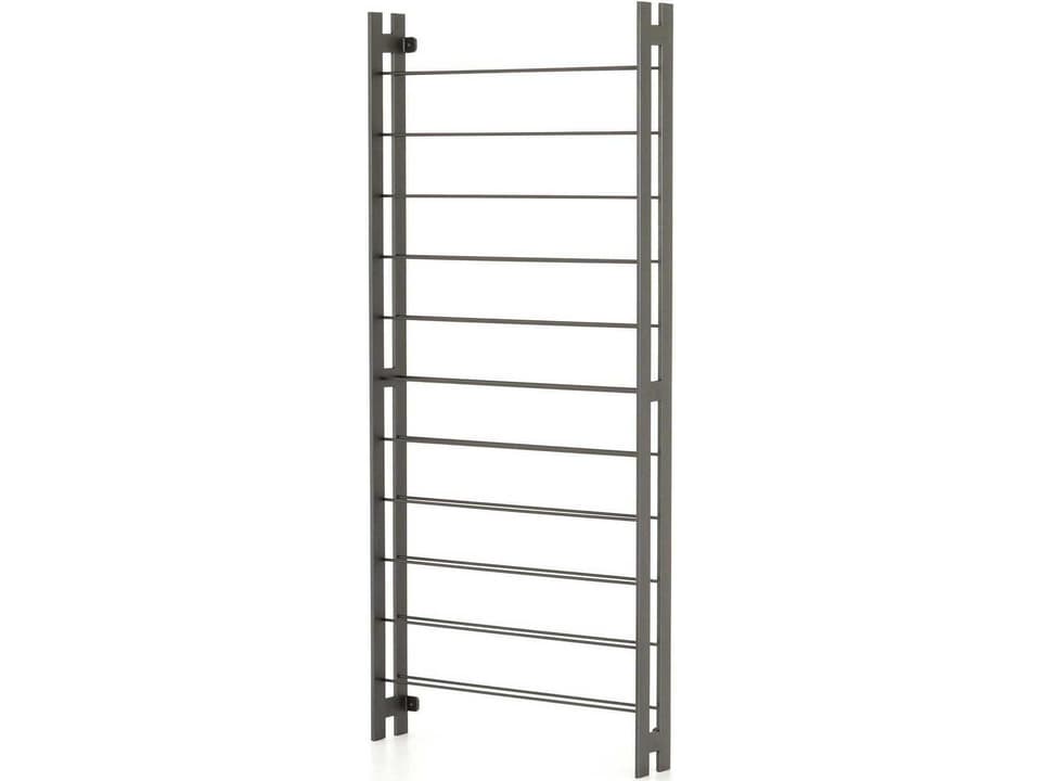 Galloway Wall-Mounting Wine Rack Gunmetal Iron