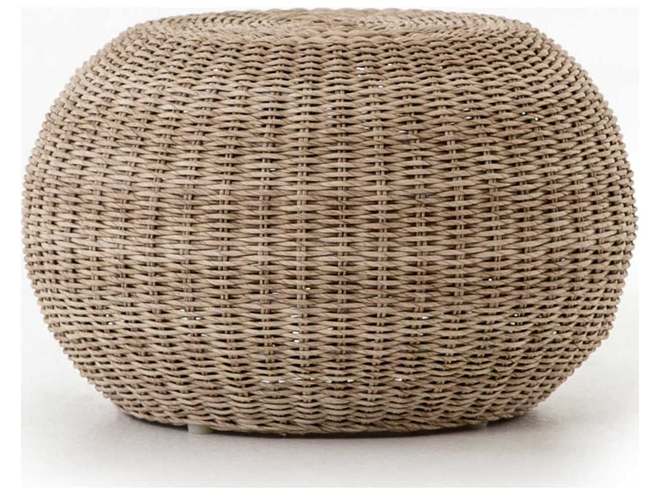 Grass Roots Pure White Vintage Accent Stool
