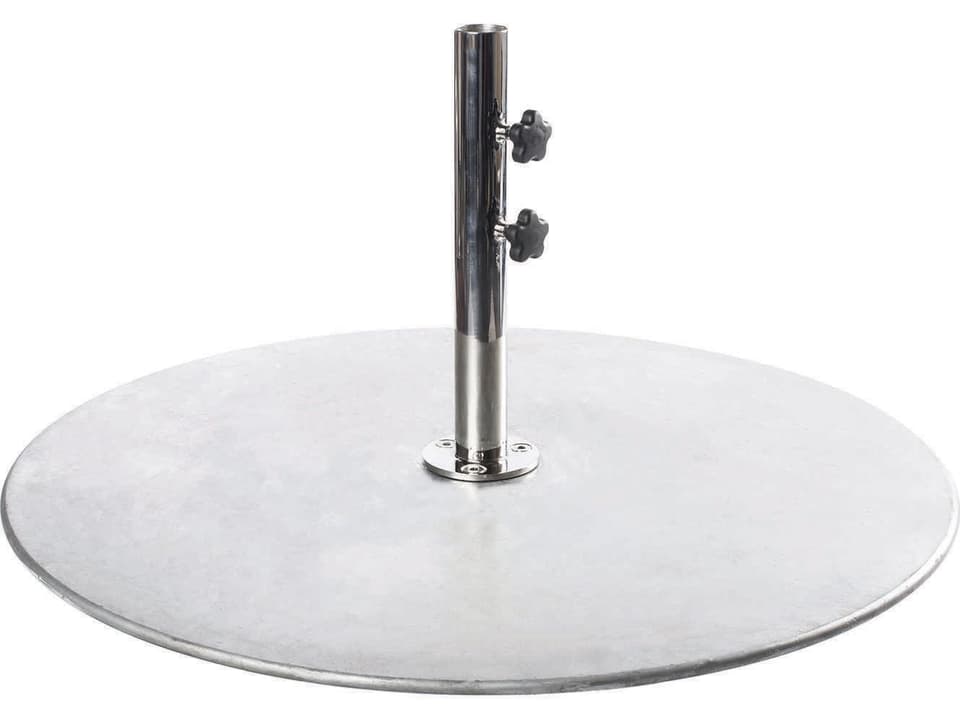 Frankford G-Series 36-Inch Round Galvanized Steel 150lb Umbrella Plate
