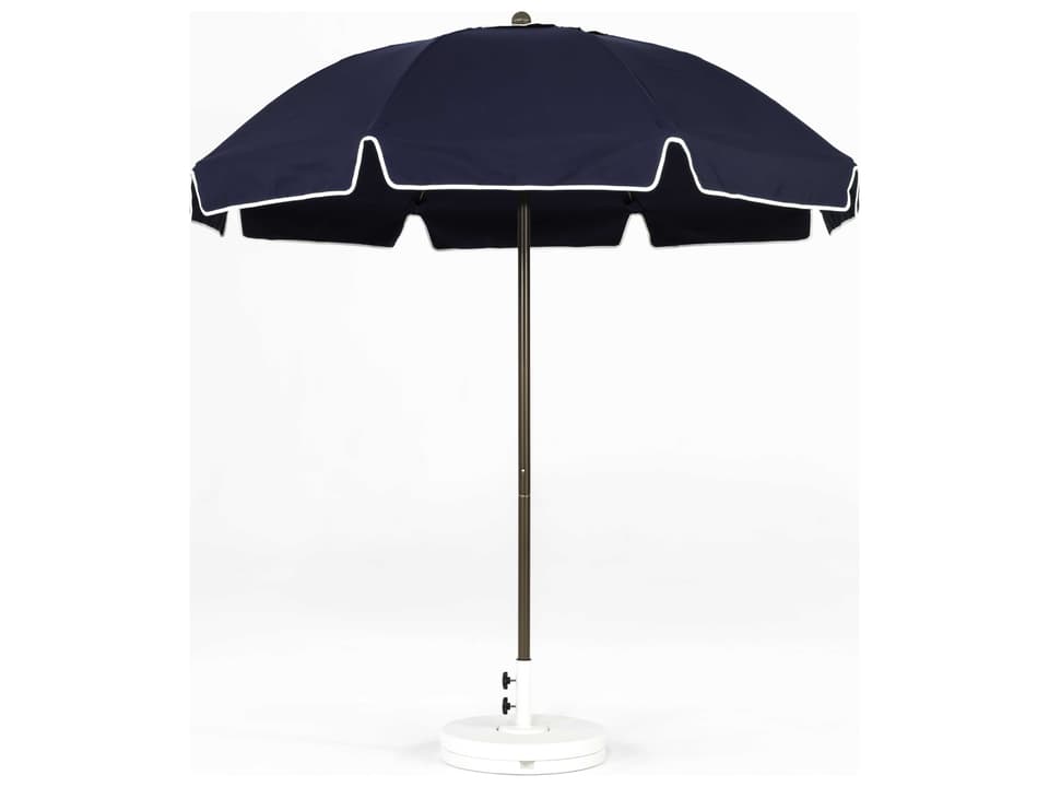 Frankford Catalina Custom Fiberglass 7.5 Foot Octagon Manual Lift Patio Umbrella