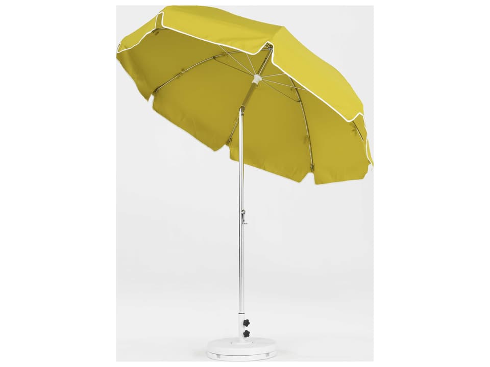 Laurel 7.5 Foot Octagon Crank Lift Push Button Tilt Umbrella