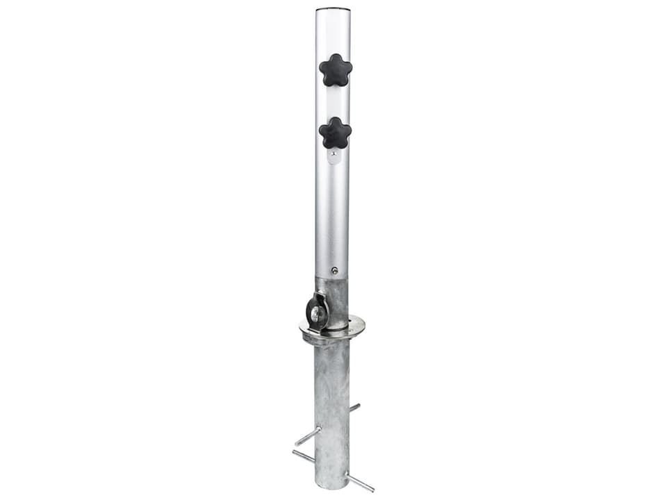 G-Series 2-Inch In-Ground Stem Mount in Silver Mist