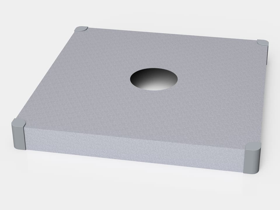 Modular Cross Base with Protective Cover