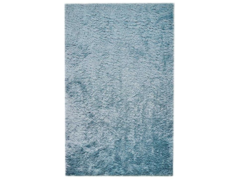 Feizy Indochine Hand-Tufted Shag Area Rug in Light Aqua Polyester
