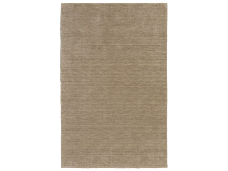 Luna Modern Solid Area Rug in Tan