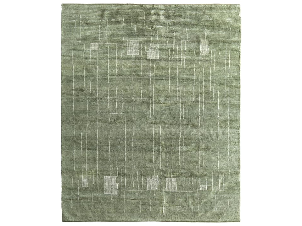 Agape Abstract Area Rug Hand Knotted Wool
