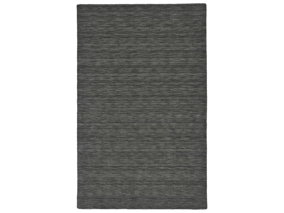 Feizy Luna Subtle Tonal Hand-Loomed Area Rug in Charcoal 2 feet 6 inches by 8 feet