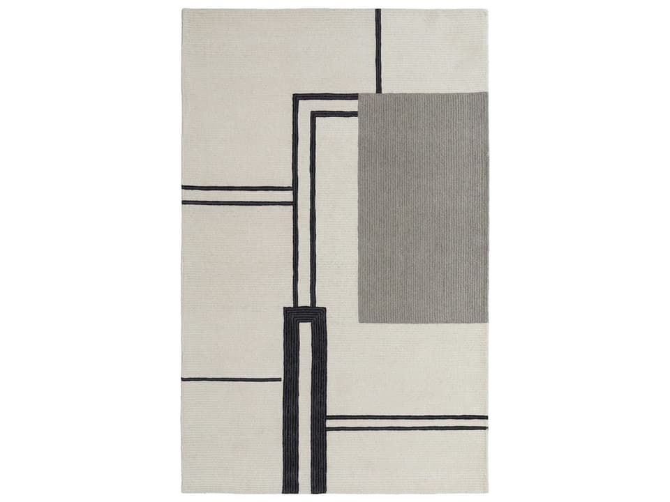 Maguire Hand-Tufted Geometric Area Rug