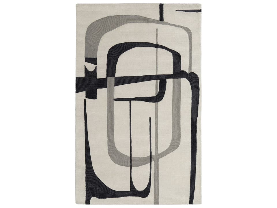 Maguire Hand-Tufted Geometric Area Rug