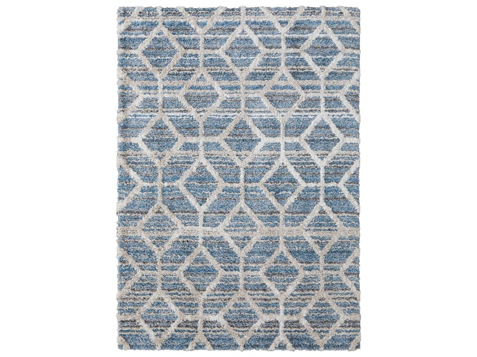 Mynka Shag Geometric Area Rug