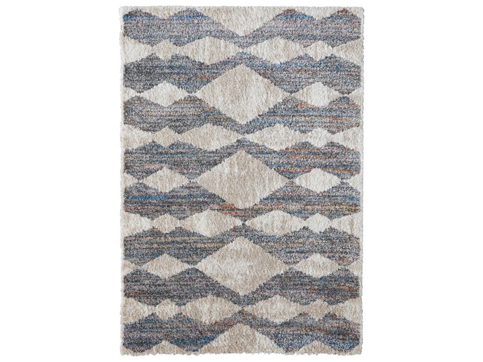 Mynka Shag Geometric Area Rug