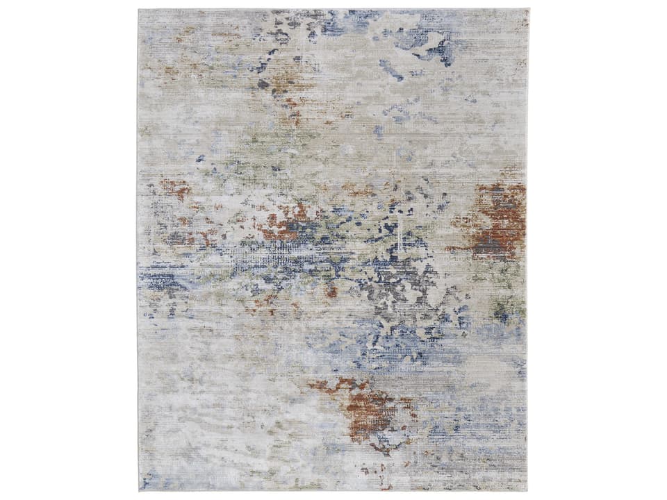 Sonora Abstract Area Rug in Ivory and Multi