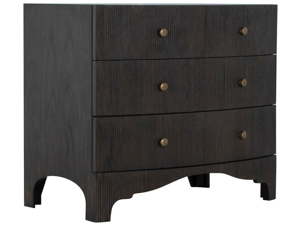 Gabby Burkhardt Brown Mindi Wood Accent Chest — Traditional