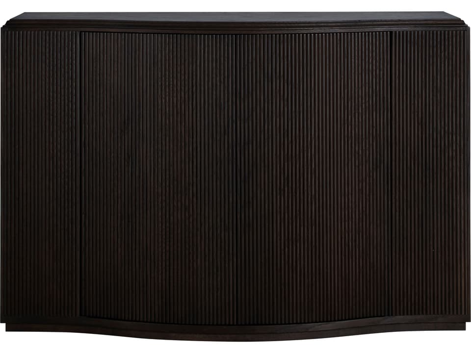 Theodore Rectangular Console Table in Dark Stained Oak