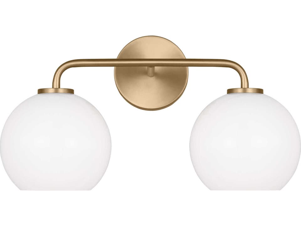 Generation Lighting Jett 2-Light Satin Brass Vanity Light