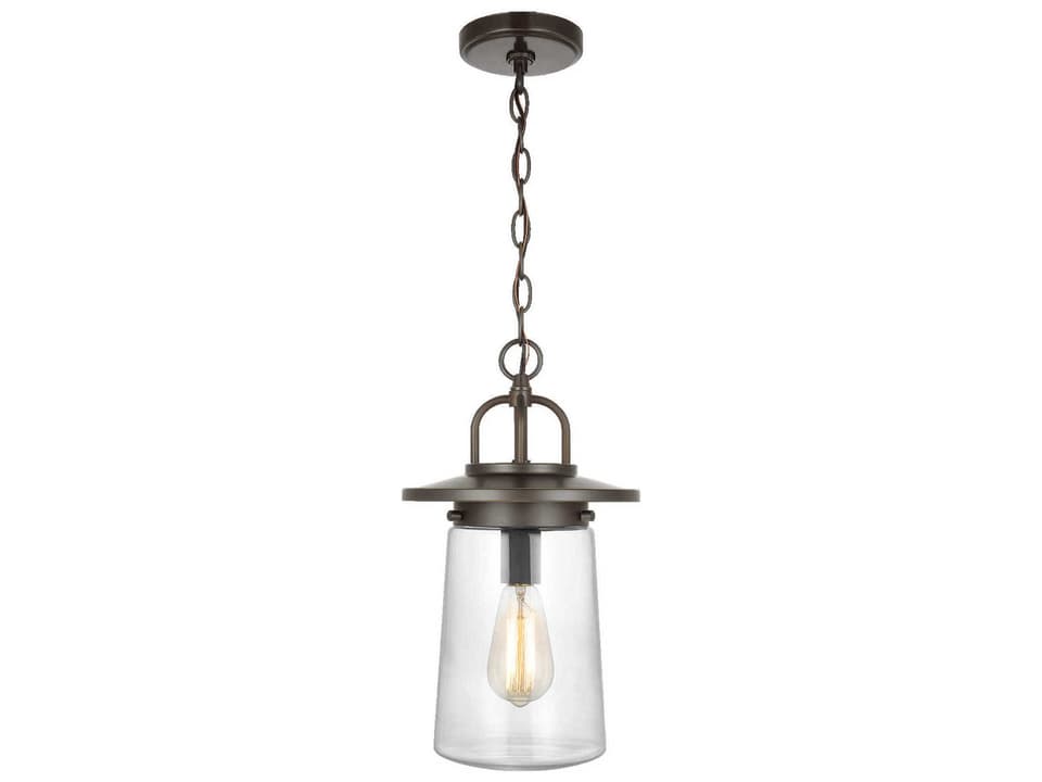 Tybee One-Light Outdoor Pendant in Antique Bronze