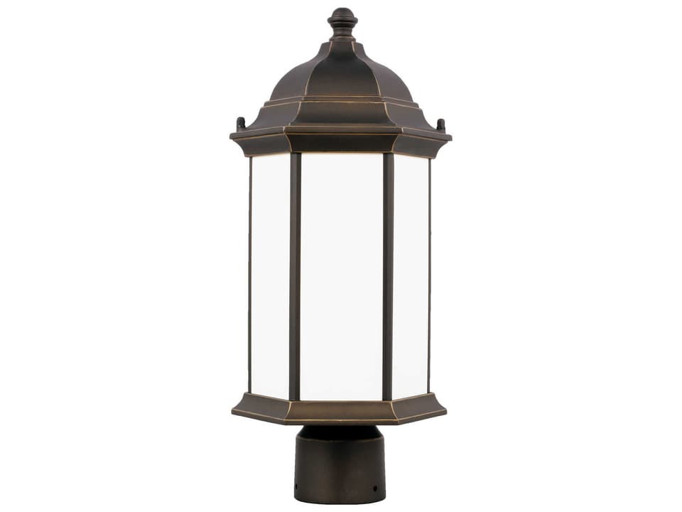 1-Light Sevier Outdoor Post Lantern in Antique Bronze