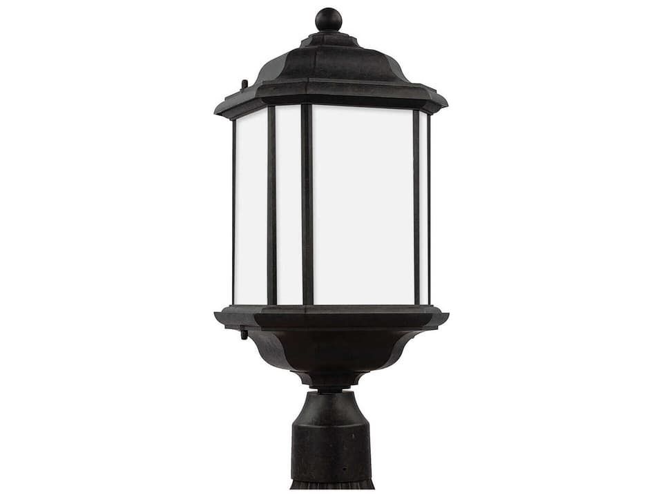 Kent 1-Light Outdoor Post Lantern in Oxford Bronze