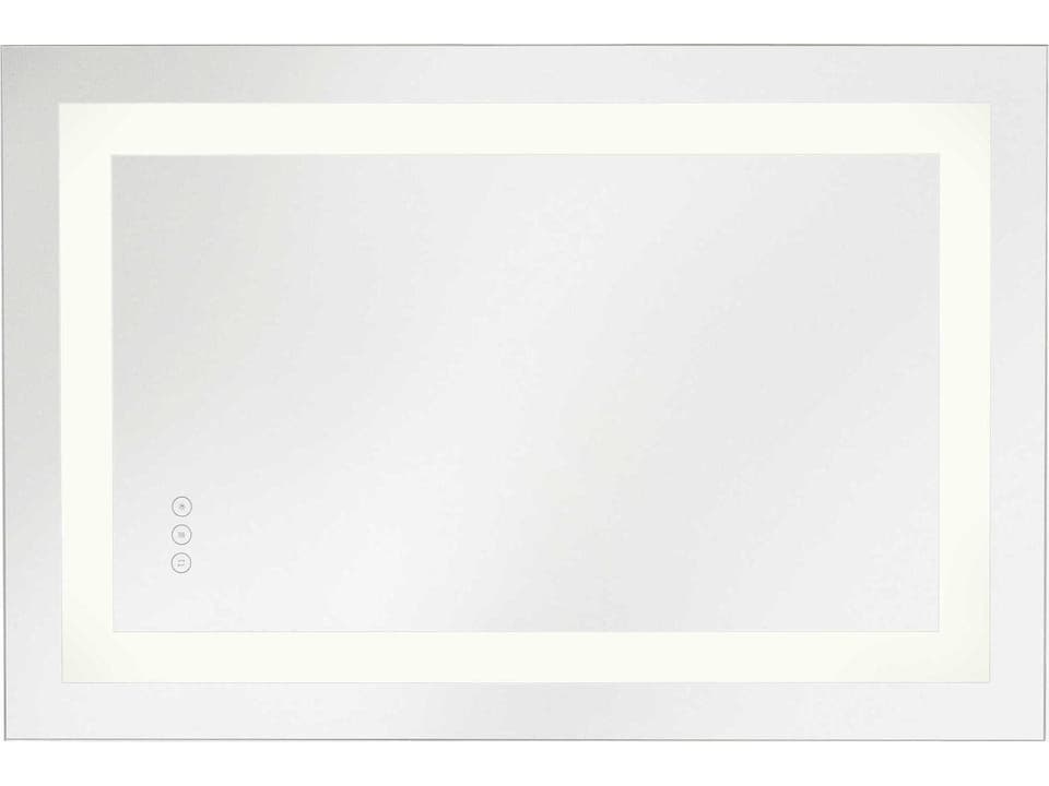 Mera 24 x 36 Inch LED Illuminated Wall Mirror in Might Bright White