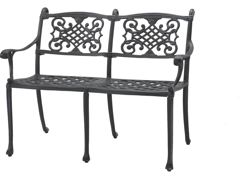 Michigan 43-Inch Cast Aluminum Patio Bench