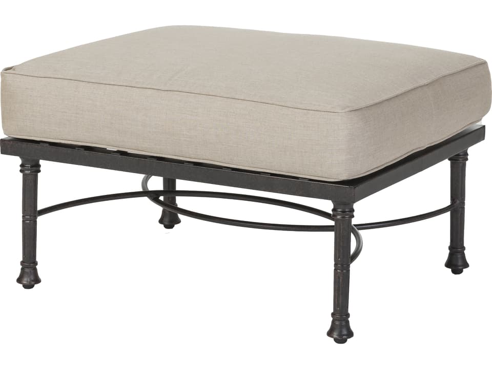 Florence Cast Aluminum Sectional Ottoman