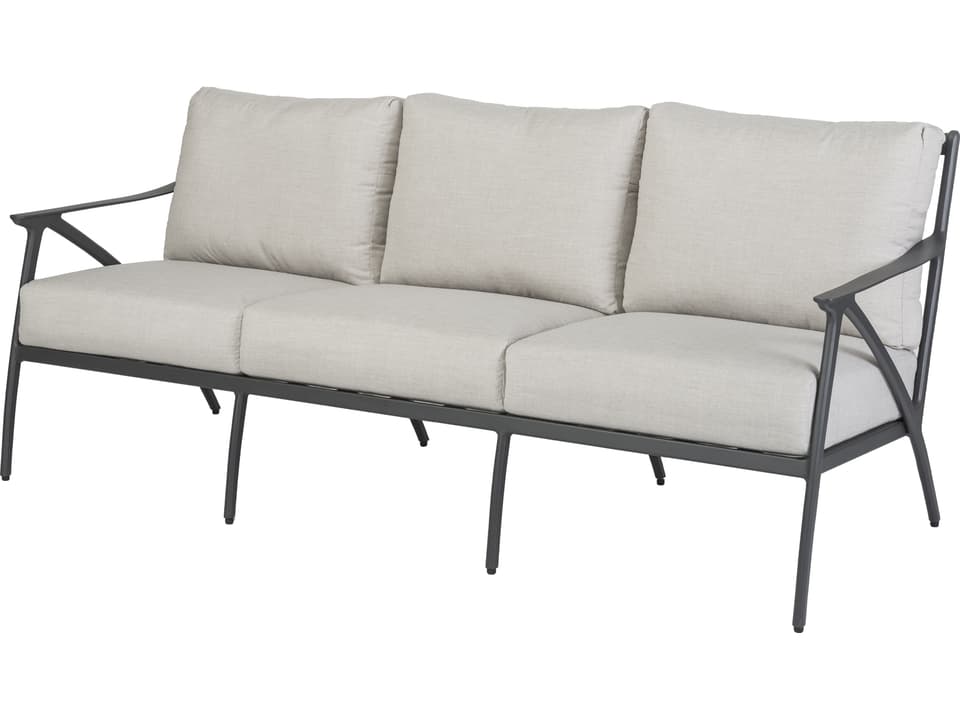 Amari Cast Aluminum Sofa Frame in Carbon