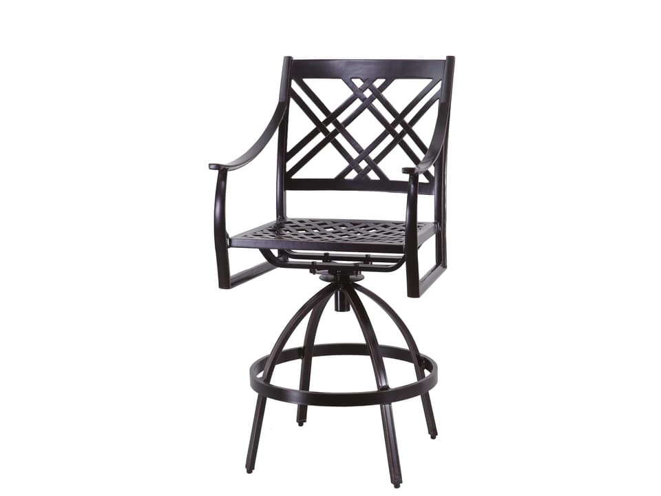 Edge Cast Aluminum Swivel Patio Bar Stool