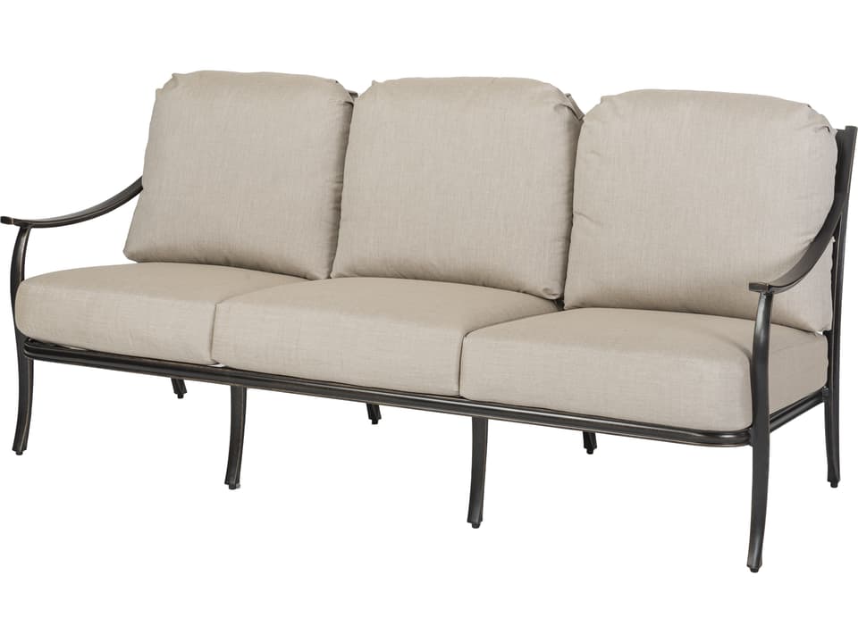 Edge Cast Aluminum Patio Sofa