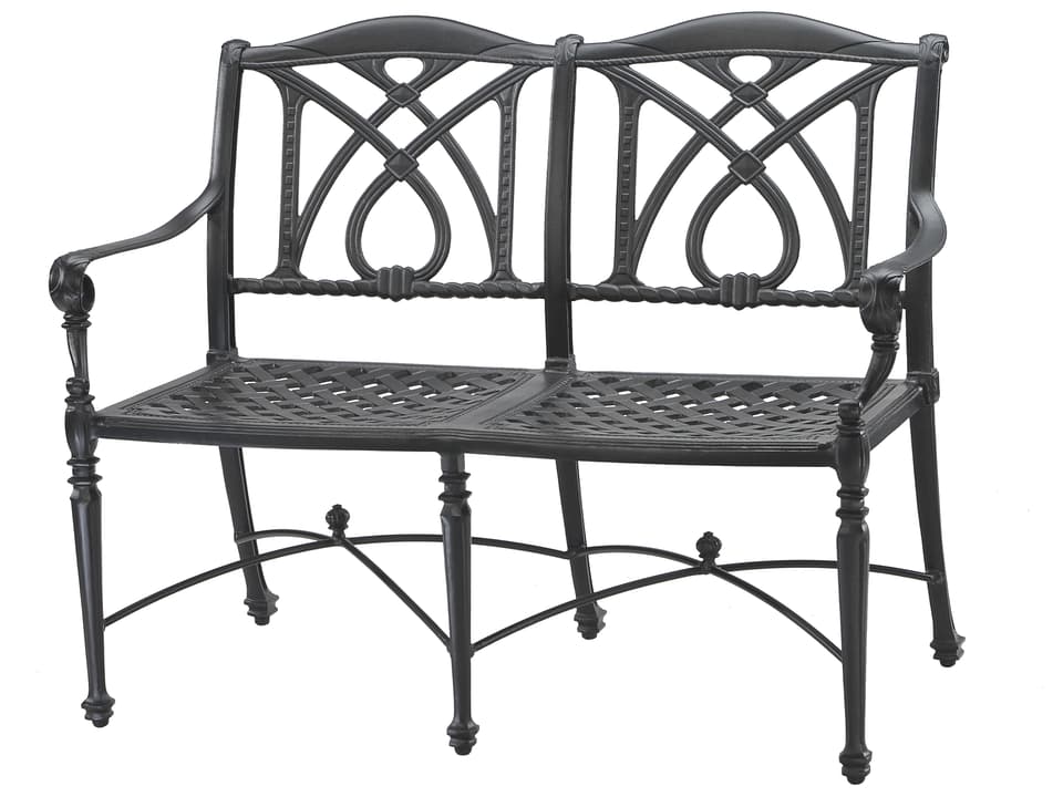 Grand Terrace Cast Aluminum Bench