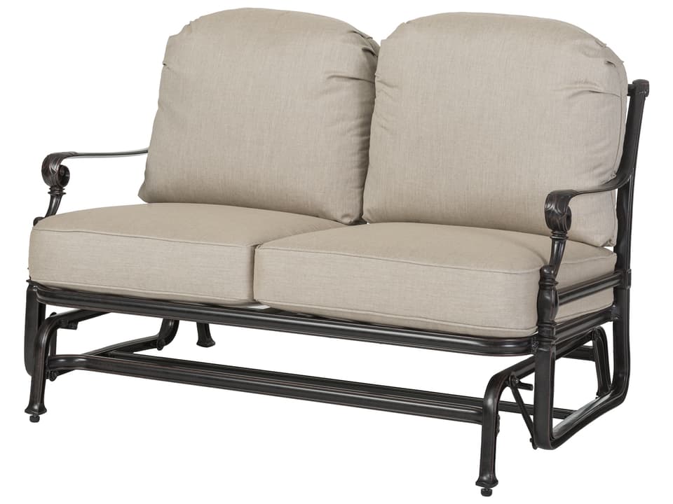 Grand Terrace Cast Aluminum Loveseat Glider